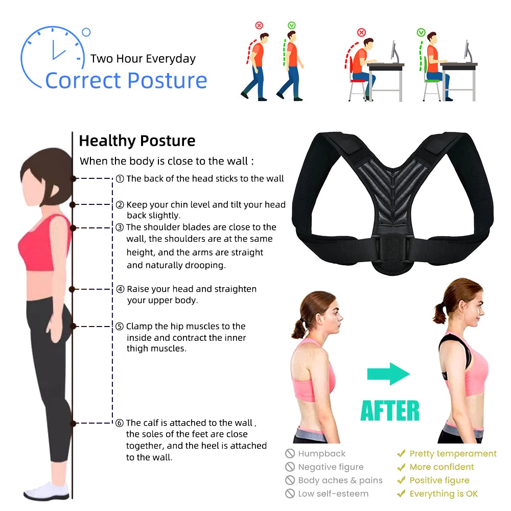 Adjustable Back Posture Corrector